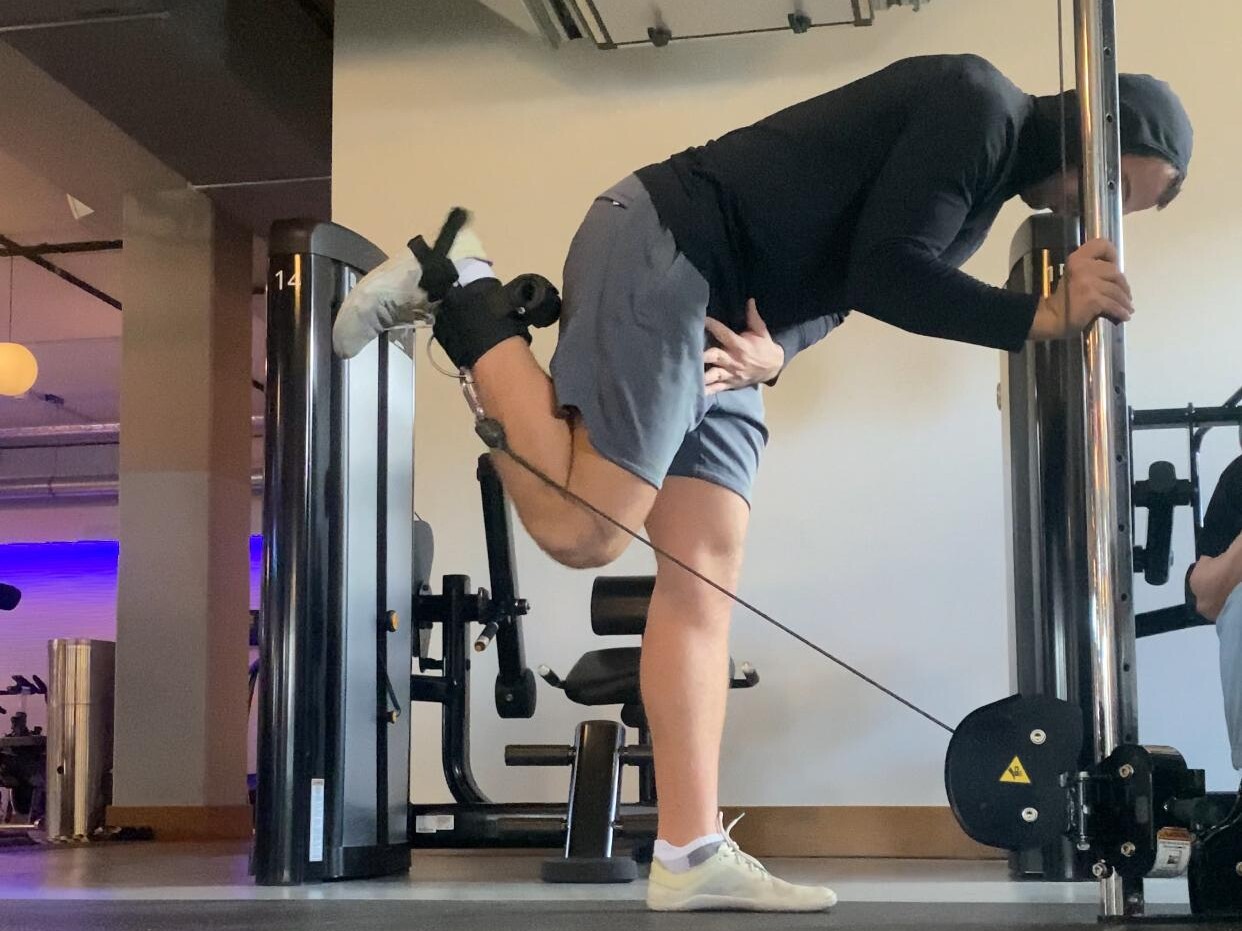 Hamstring curl kabelzug